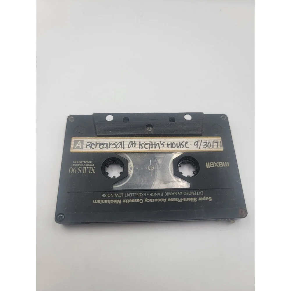 Maxell Cassette Tape Phillmore W. 1969-1971 Band Rehearsal At Keith's House